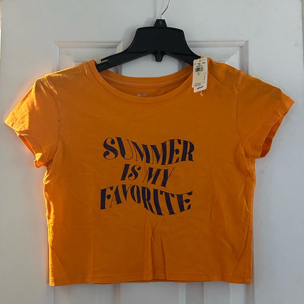 Aerie Orange Crop Top